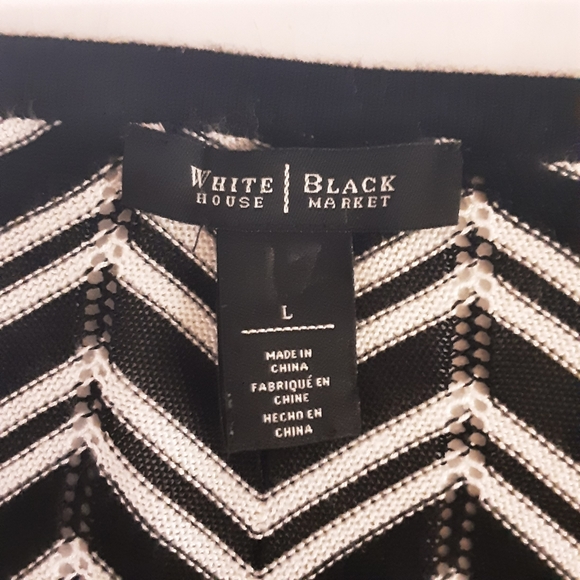 White/Black sweater size L - Picture 7 of 7